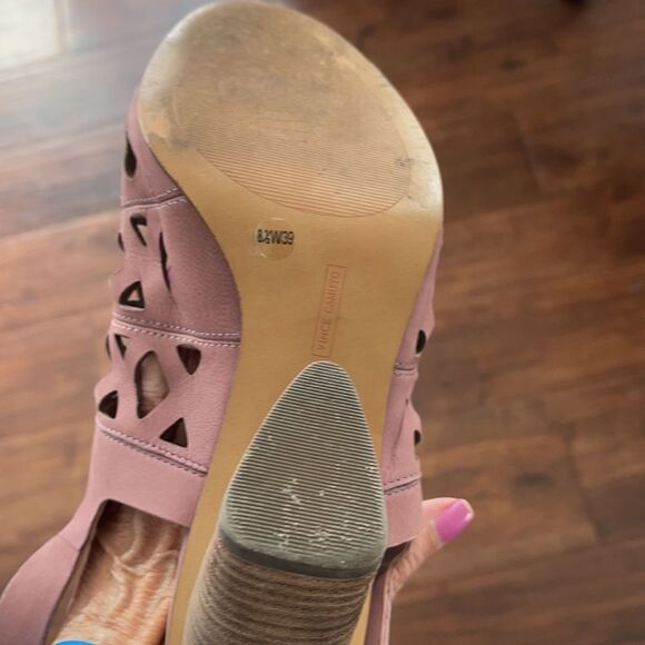 Vince Camuto Mauve Beverly Sandals Size 8.5 W - Picture 6 of 6